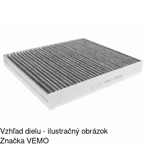 Kabínový filter s uhlíkom POLCAR S11-1029 - obr. 4