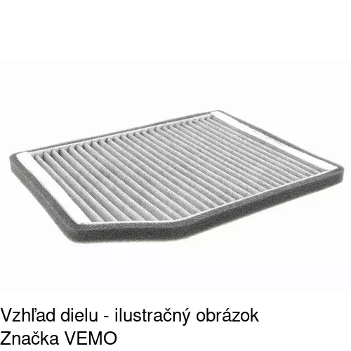 Kabínový filter s uhlíkom POLCAR S11-1041 - obr. 3