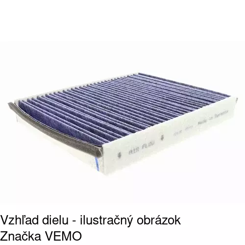 Kabínový filter s uhlíkom POLCAR S11-1069 - obr. 1