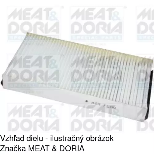 Kabínový filter s uhlíkom POLCAR S11-1070 - obr. 1