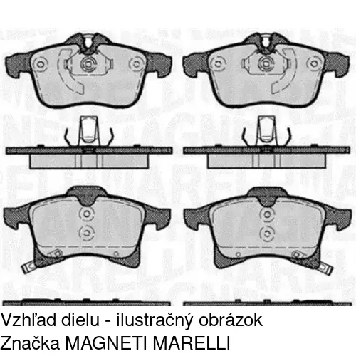 Brzdové dosky POLCAR S70-0028 - obr. 2