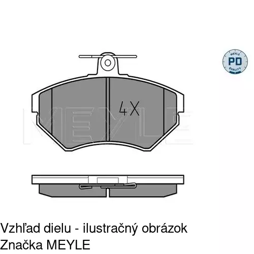 Brzdové dosky POLCAR S70-0043 - obr. 4