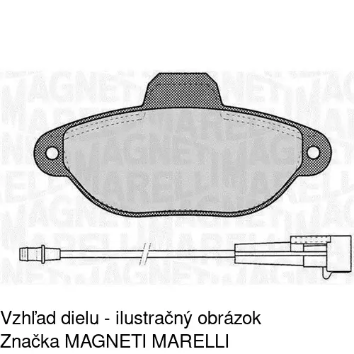 Brzdové dosky POLCAR S70-0050 - obr. 3