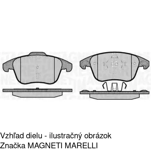 Brzdové dosky POLCAR S70-0066 - obr. 2