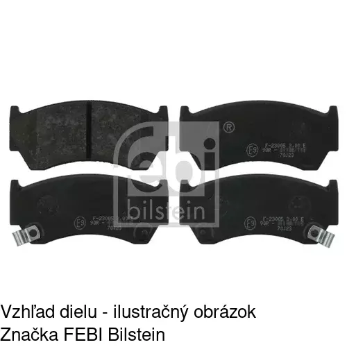 Brzdové dosky POLCAR S70-0102 - obr. 2