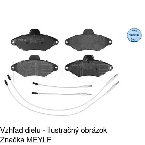 Brzdové dosky POLCAR S70-0116 - obr. 4