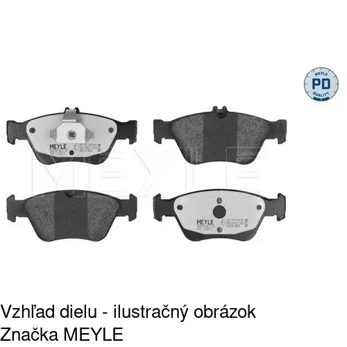 Brzdové dosky POLCAR S70-0142 - obr. 3