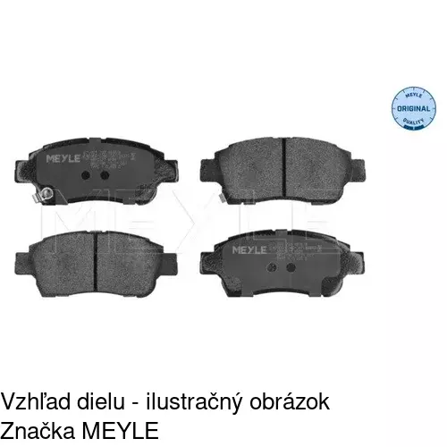 Brzdové dosky POLCAR S70-0172 - obr. 2