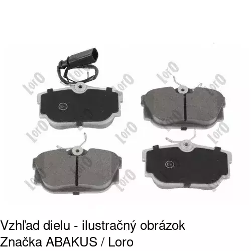 Brzdové dosky POLCAR S70-0176 - obr. 4