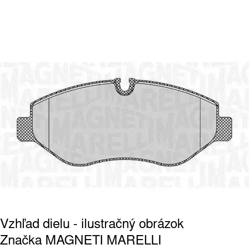 Brzdové dosky POLCAR S70-0178 - obr. 1