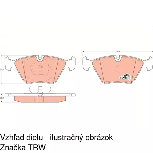 Brzdové dosky POLCAR S70-0197 - obr. 5