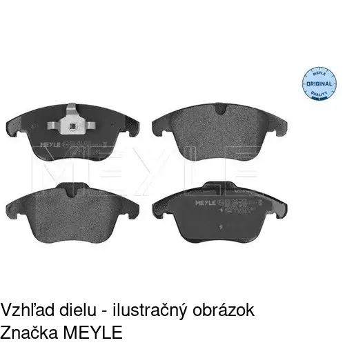 Brzdové dosky POLCAR S70-0224 - obr. 3