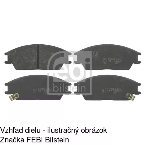 Brzdové dosky POLCAR S70-0233 - obr. 3