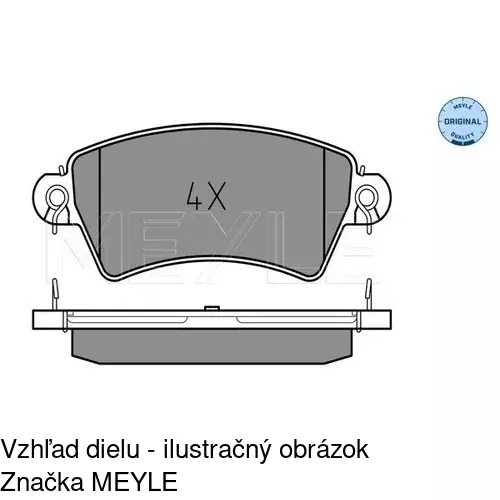 Brzdové dosky POLCAR S70-0245 - obr. 3