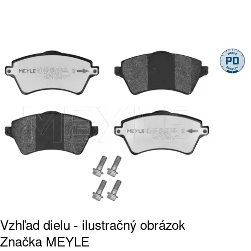 Brzdové dosky POLCAR S70-0257 - obr. 3