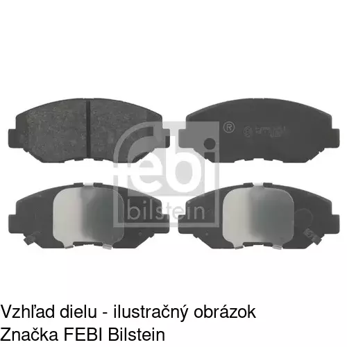 Brzdové dosky POLCAR S70-0261