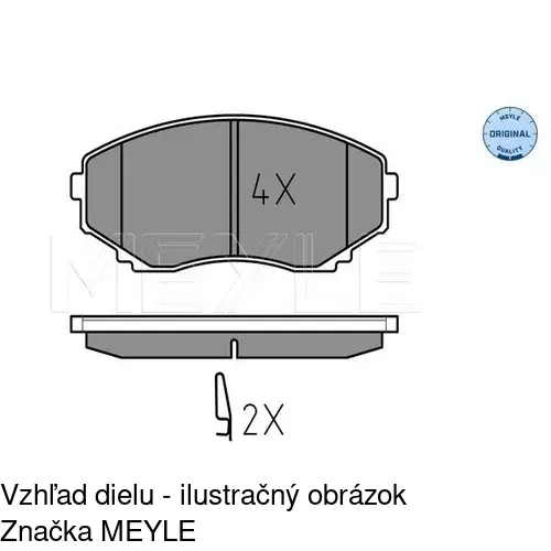 Brzdové dosky POLCAR S70-0265 - obr. 4