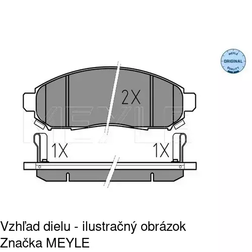 Brzdové dosky POLCAR S70-0279 - obr. 5