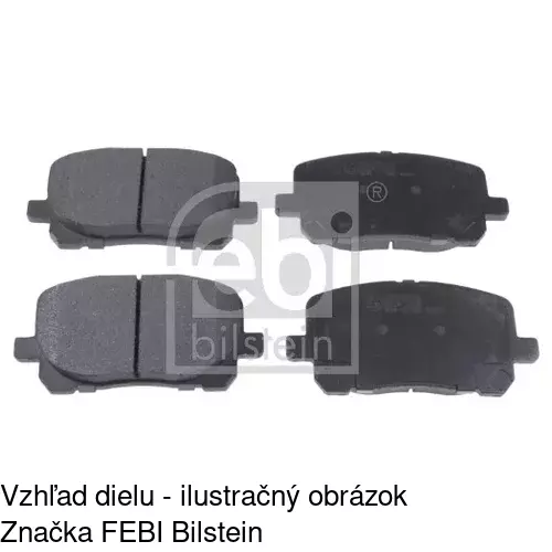 Brzdové dosky POLCAR S70-0283