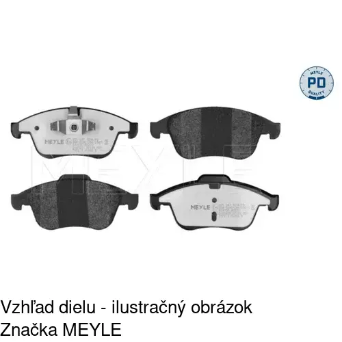 Brzdové dosky POLCAR S70-0285 - obr. 4