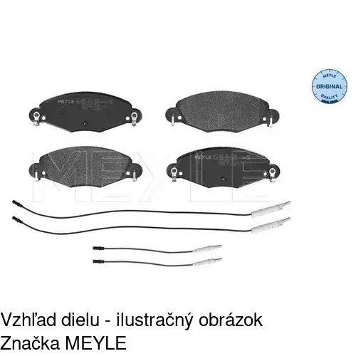 Brzdové dosky POLCAR S70-0288 - obr. 3