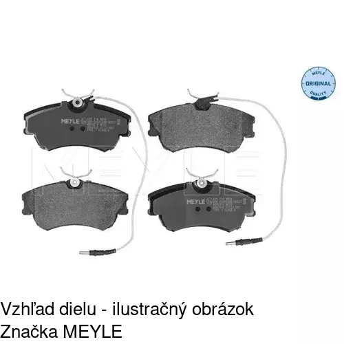 Brzdové dosky POLCAR S70-0292 - obr. 5