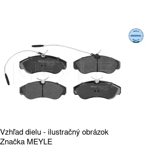 Brzdové dosky POLCAR S70-0293 - obr. 2