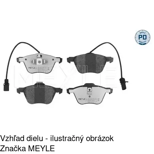 Brzdové dosky POLCAR S70-0300 - obr. 4