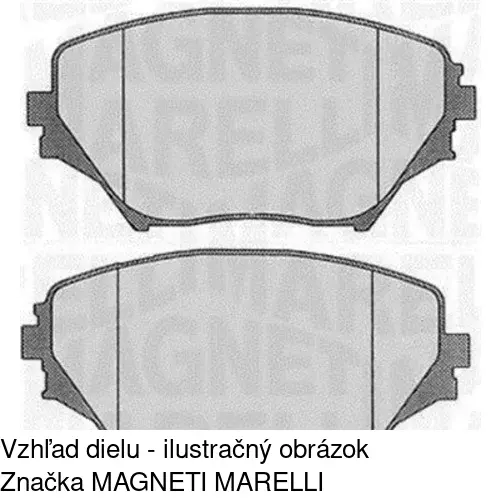 Brzdové dosky S70-0311 /POLCAR/ - obr. 5