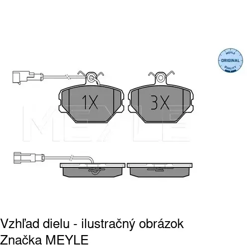 Brzdové dosky POLCAR S70-0335 - obr. 4