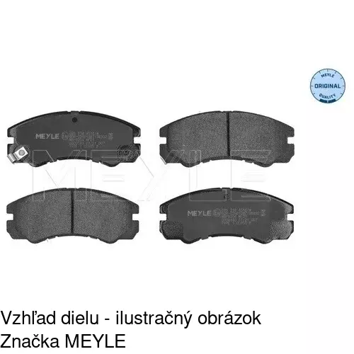 Brzdové dosky POLCAR S70-0339 - obr. 2