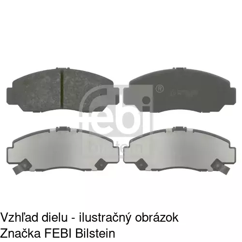 Brzdové dosky POLCAR S70-0340 - obr. 5