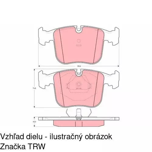 Brzdové dosky POLCAR S70-0342 - obr. 5