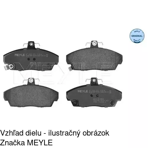 Brzdové dosky POLCAR S70-0402 - obr. 3