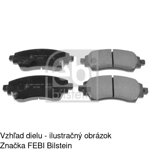 Brzdové dosky POLCAR S70-0415 - obr. 2