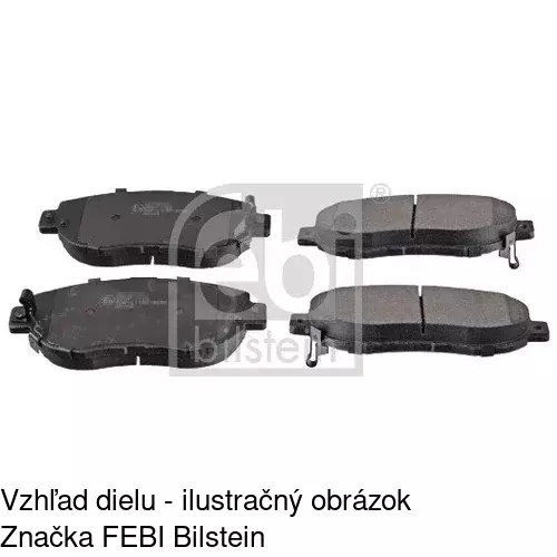 Brzdové dosky POLCAR S70-0426