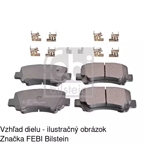 Brzdové dosky POLCAR S70-0429