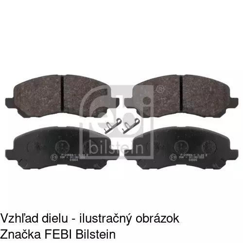 Brzdové dosky POLCAR S70-0444 - obr. 2