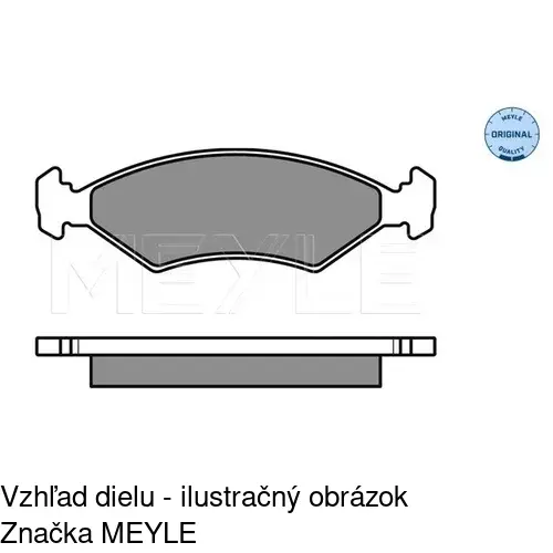 Brzdové dosky POLCAR S70-0466