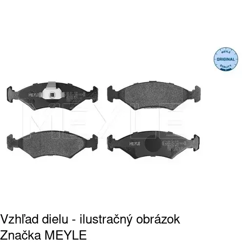 Brzdové dosky POLCAR S70-0466 - obr. 3