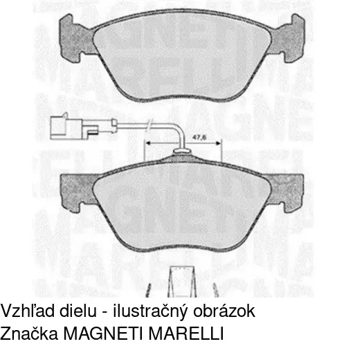 Brzdové dosky POLCAR S70-0468 - obr. 3