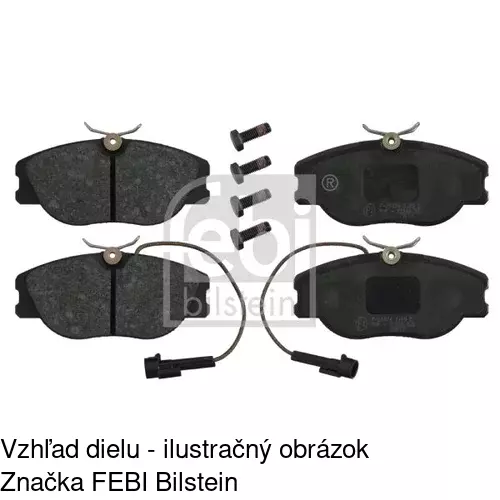 Brzdové dosky POLCAR S70-0468 - obr. 4