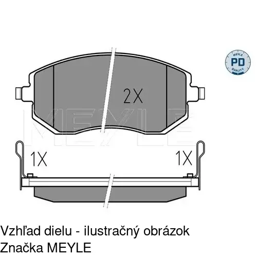 Brzdové dosky POLCAR S70-0469 - obr. 5