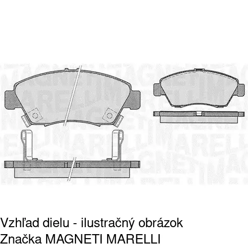 Brzdové dosky POLCAR S70-0472