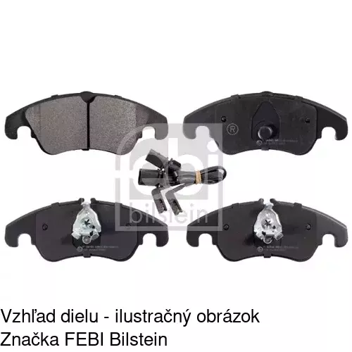 Brzdové dosky POLCAR S70-0475 - obr. 2