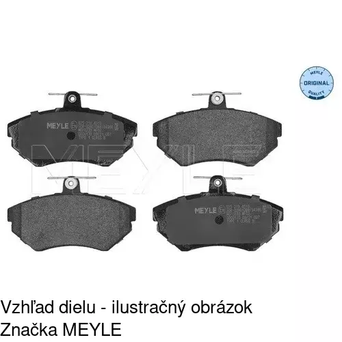 Brzdové dosky POLCAR S70-0582 - obr. 3