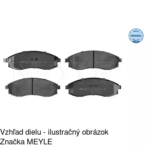 Brzdové dosky POLCAR S70-0595