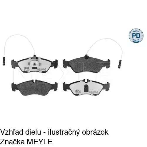 Brzdové dosky POLCAR S70-1060 - obr. 4