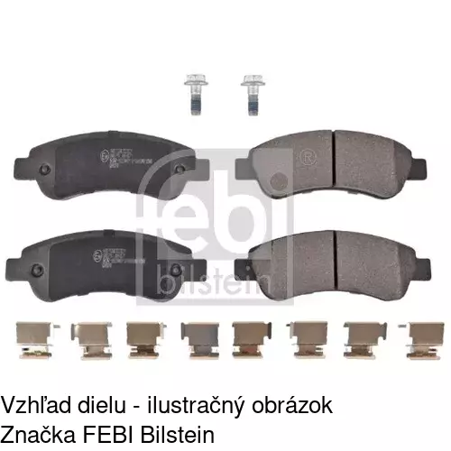 Brzdové dosky POLCAR S70-1156 - obr. 5