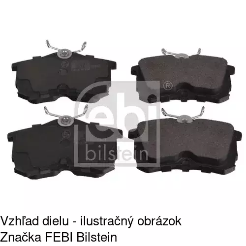 Brzdové dosky POLCAR S70-1220 - obr. 1